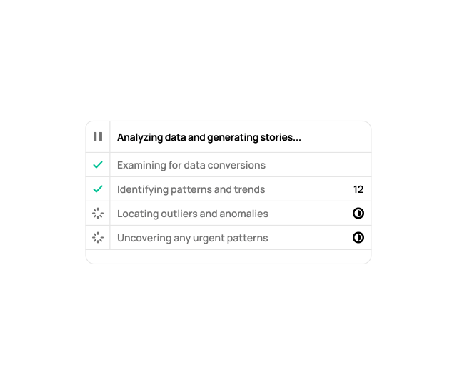 Use AI data analysis to find a story